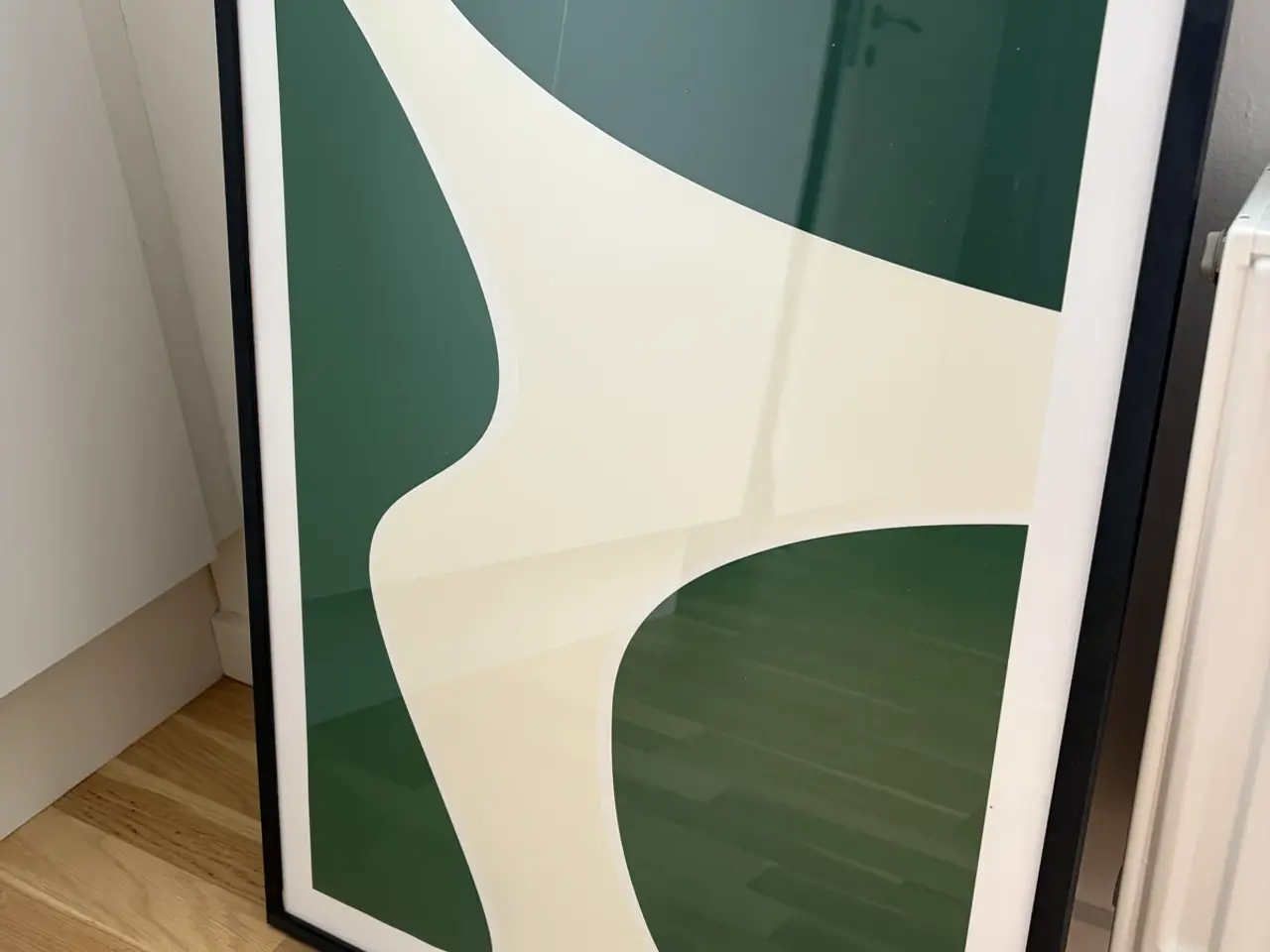 Billede 1 - Abstrakt plakat m ramme