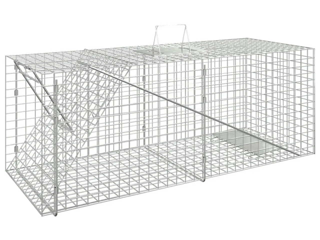 Billede 1 - Dyrefælde i galvaniseret jern - 64,5 × 25 × 26,5 cm