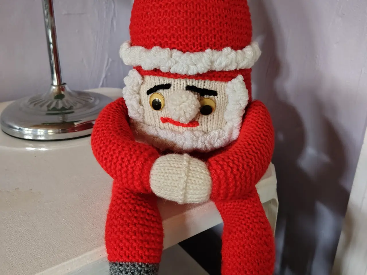Billede 2 - Strikket nisse til julegodter 