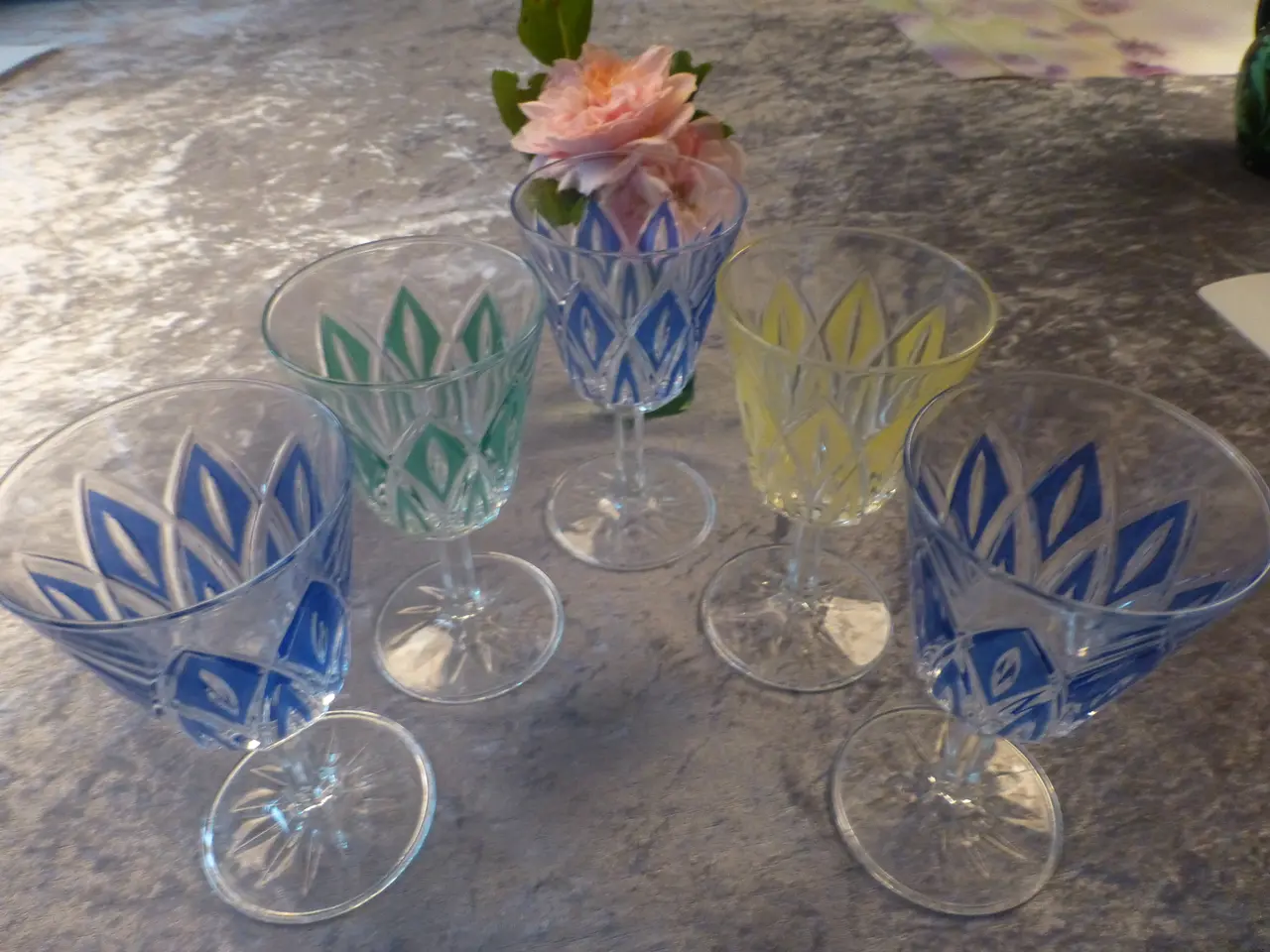 Billede 1 - Harlekin Reims Glas 5 stk Fransk Hvidvin