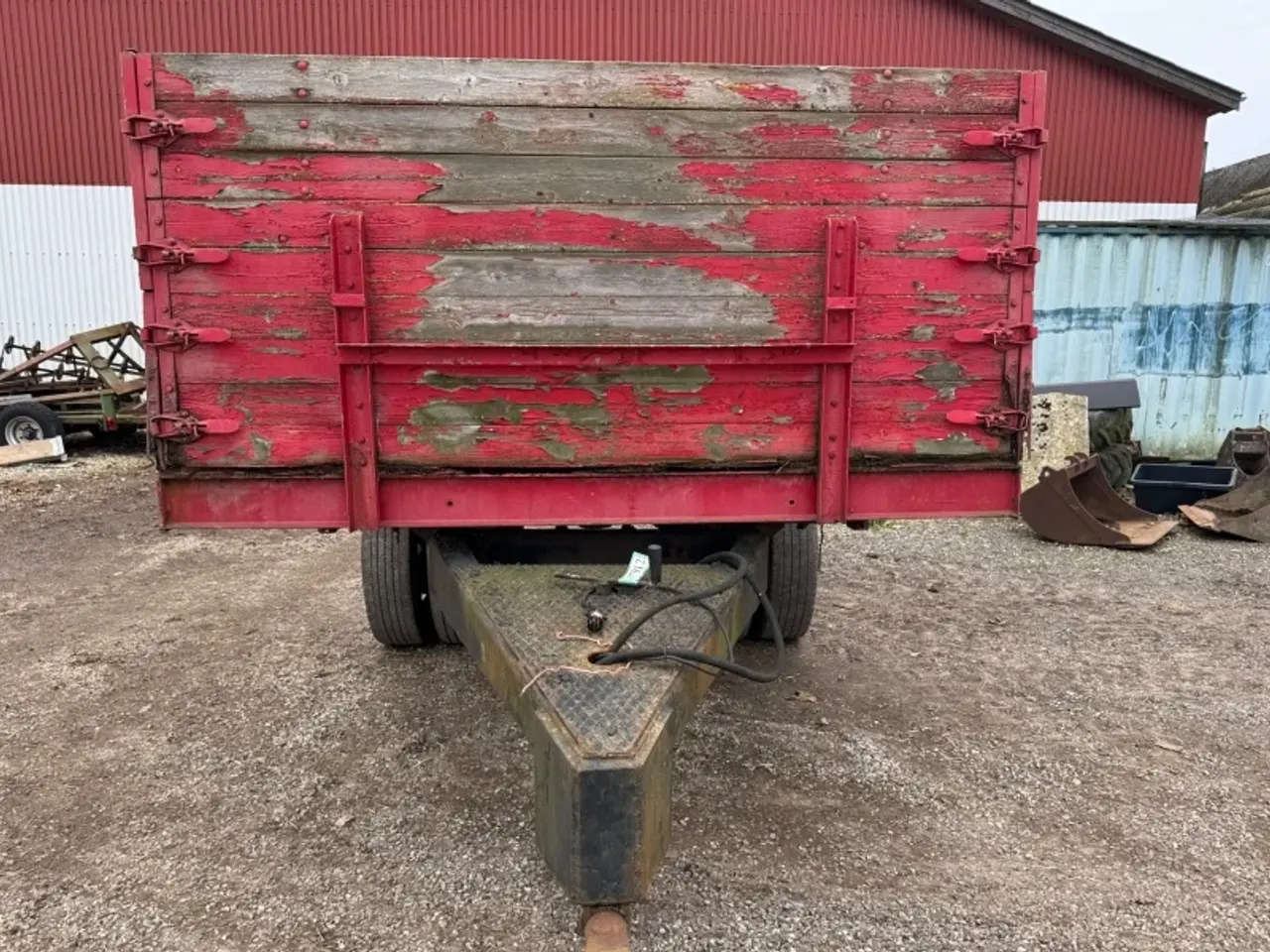 Billede 2 - Tipvogn 7ton. 3vejs Tip