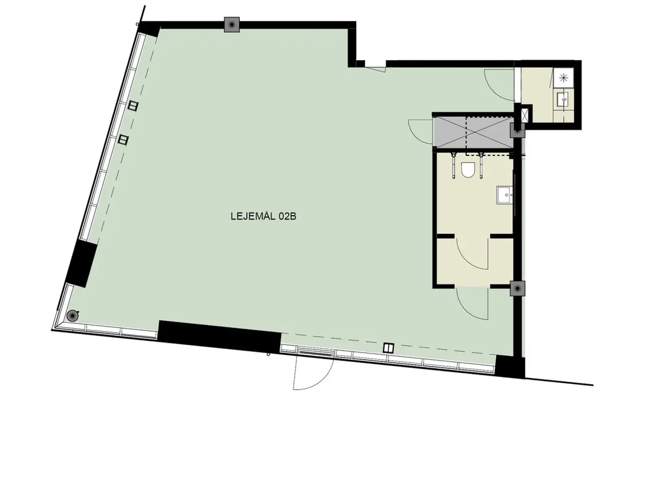 Billede 6 - Indflytningsklart butikslejemål på Aarhus Ø