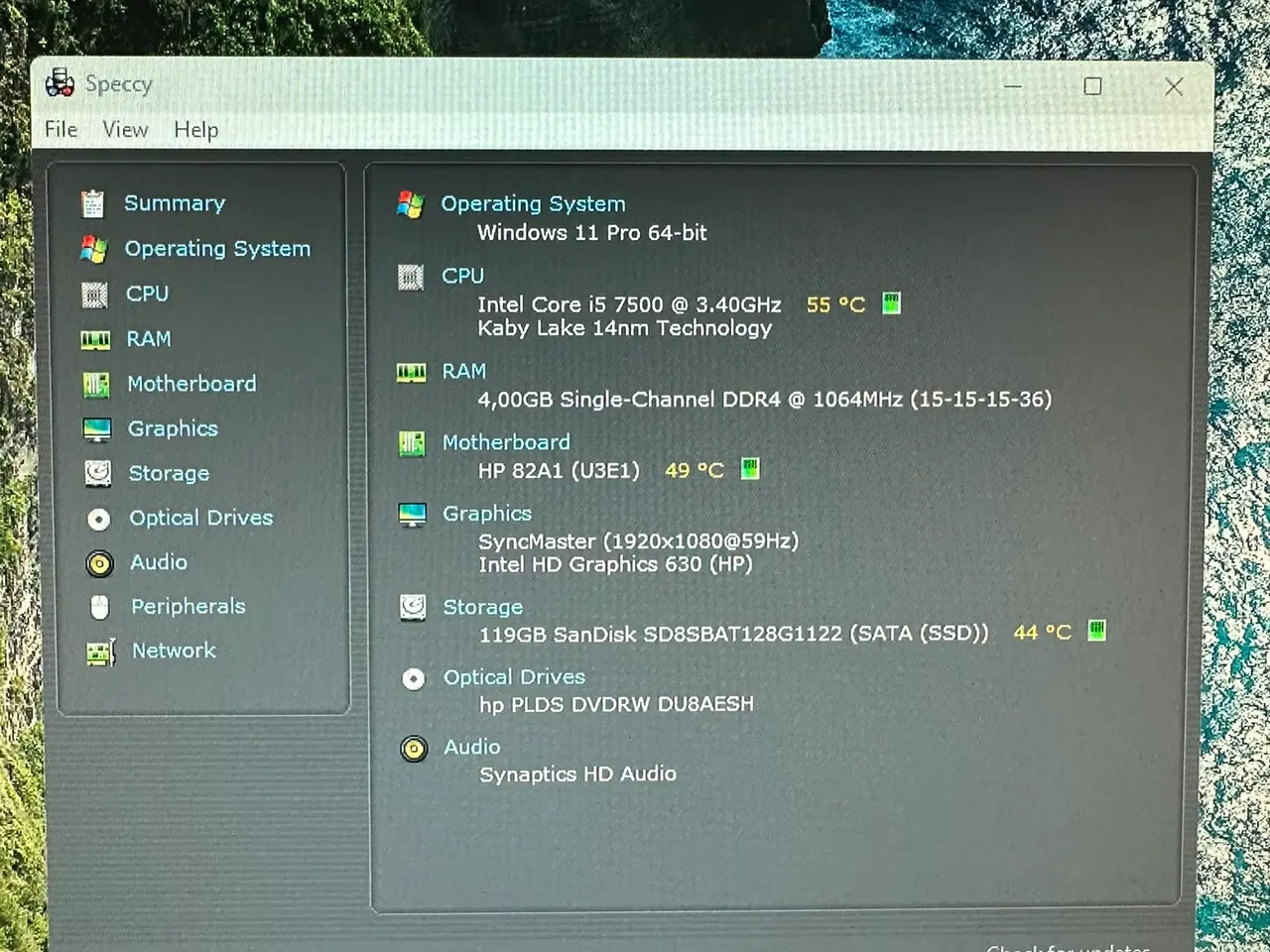 Billede 7 - HP Prodesk, i5-7500, 120 GB SSD, 4 GB RAM