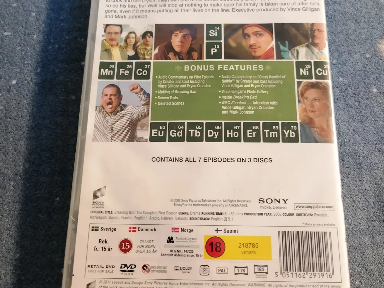 Billede 2 - Breaking Bad Season 1 Uåbnet