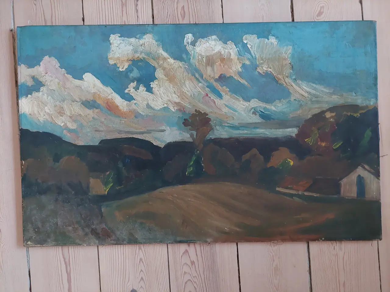 Billede 1 - Ældre Saabye maleri (43 x 70cm)