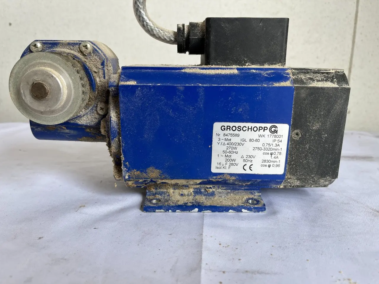 Billede 2 - Groschopp Igl 80‑60 Ac Gear Motor 270W 400/230V