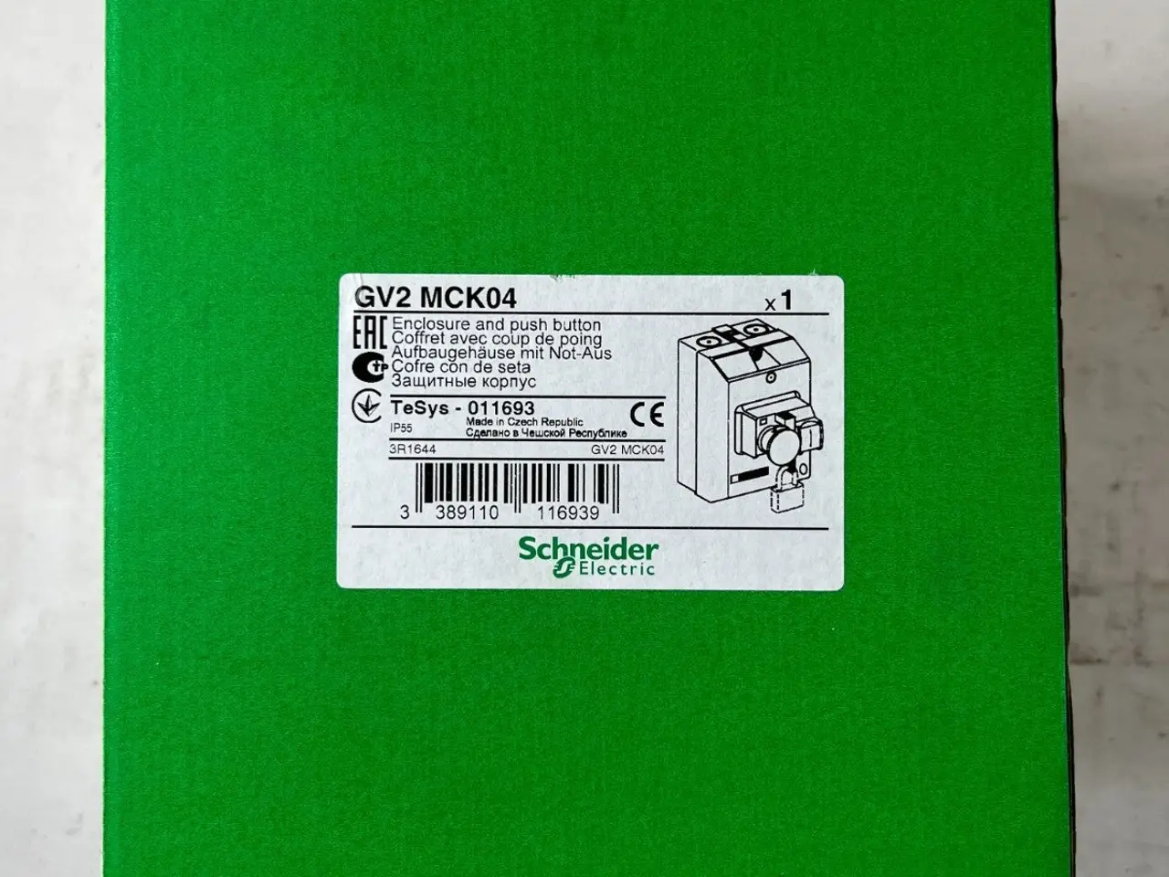 Billede 2 - Schneider Electric GV2 MCK04 kabinet Push Button