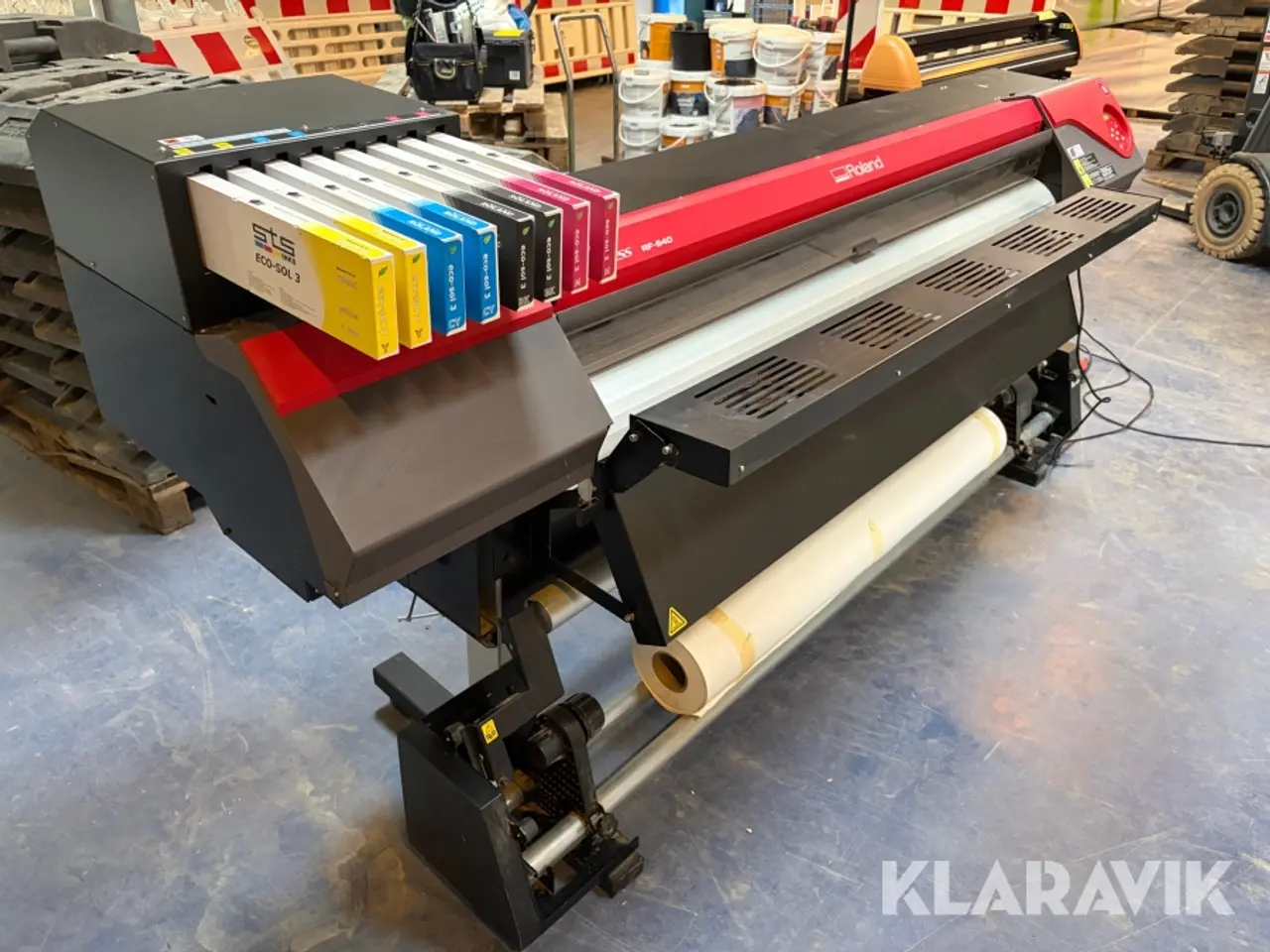 Billede 1 - Storformatprinter med opvikler Roland VersaEXPRESS RF-640