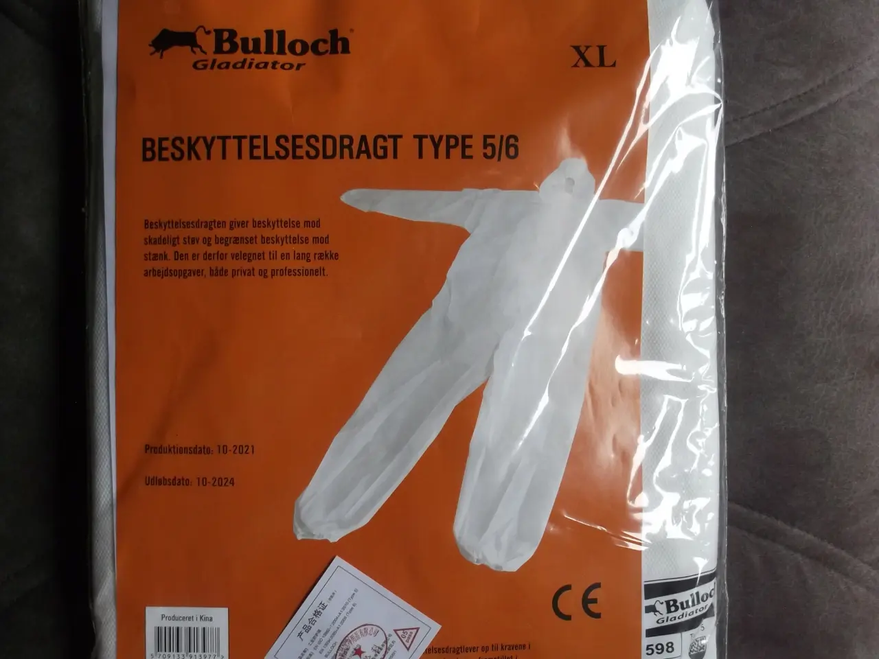 Billede 1 - Beskyttelsesdragt str. XL - hvid - Bulloch Helt ny