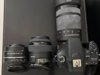 • Kamera: Sony Alpha 58
