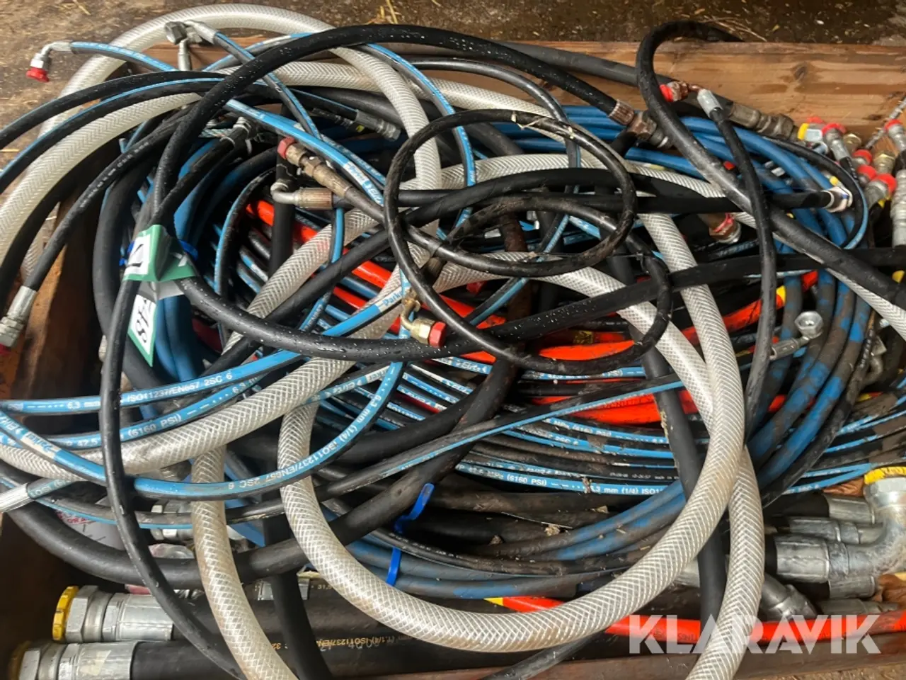 Billede 7 - Blandet hydraulikslanger 1 palle