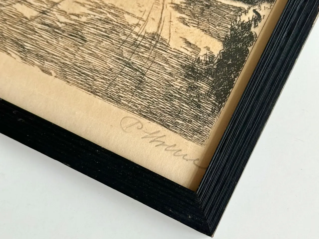 Billede 4 - Original radering, signeret