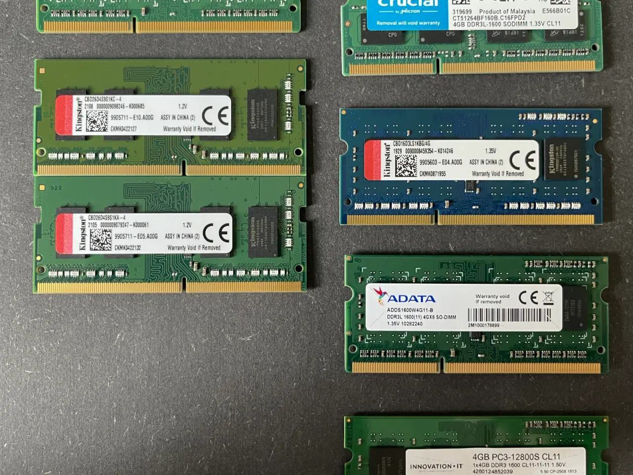 Billede 3 - Bærbar RAM – DDR3 & DDR4 SODIMM – Testet og fra fu