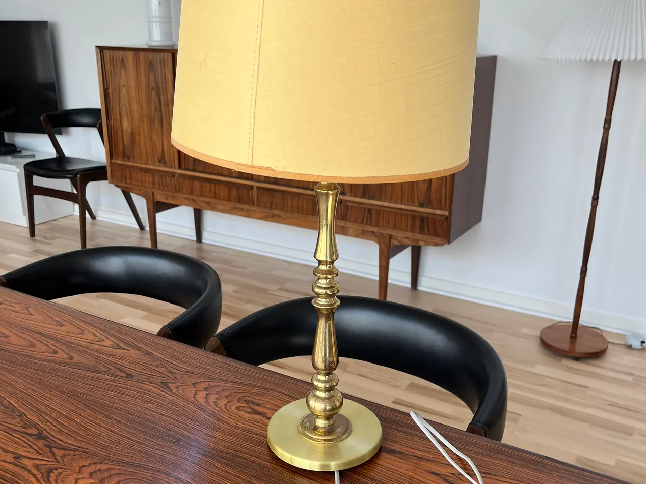 Billede 2 - Messing bordlampe