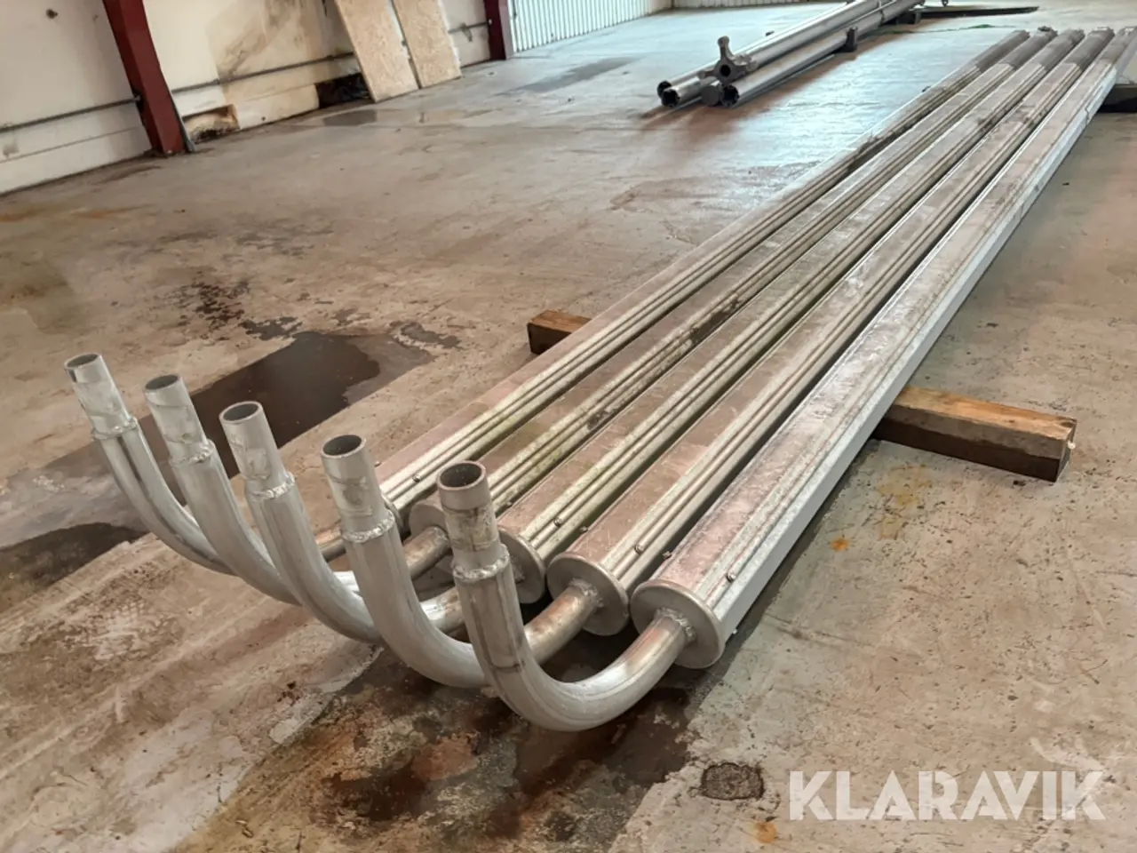 Billede 1 - Lygtepæle MoraMast 5600mm kl.LE med buet arm 5 styk