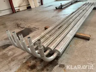 Lygtepæle MoraMast 5600mm kl.LE med buet arm 5 styk
