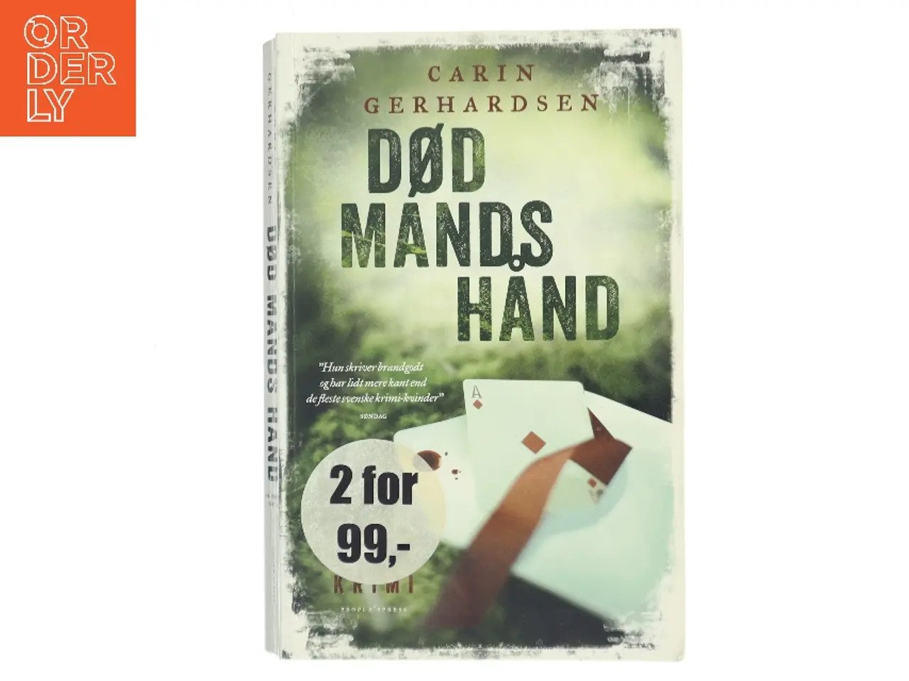 Billede 1 - Død mands hånd : kriminalroman af Carin Gerhardsen (Bog)