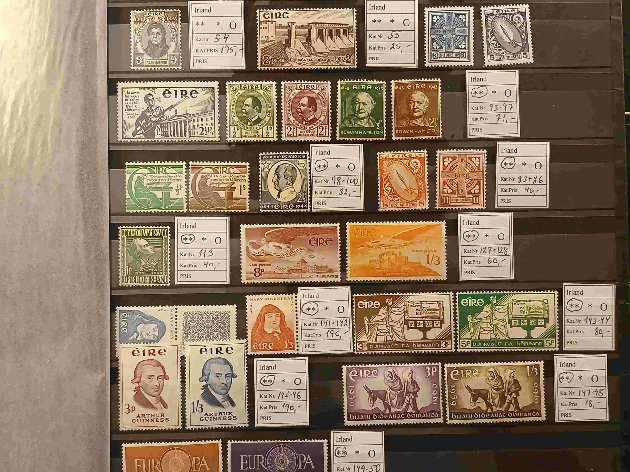 Billede 1 - Irland (34) Postfrisk ** samling i 16 siders indst