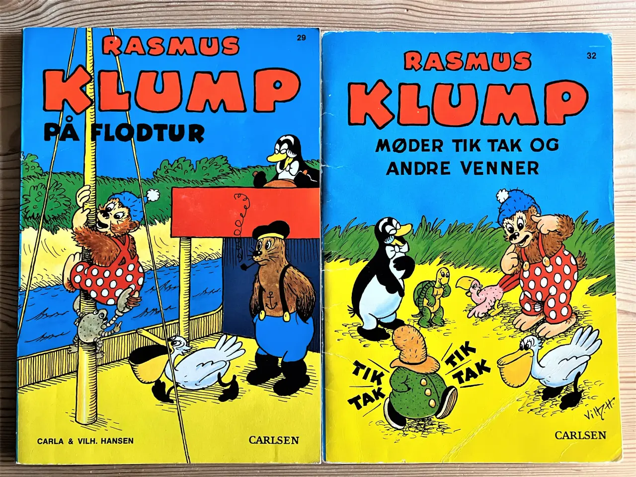 Billede 8 - NEDSAT: Rasmus Klump og Petter Hattemus bøger