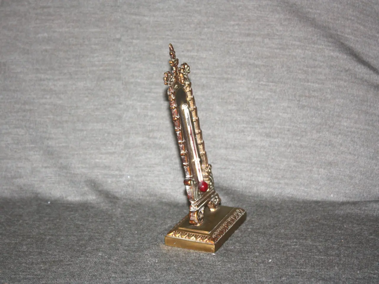 Billede 5 - Metal termometer stempel Daniel Møller Højde 15 cm