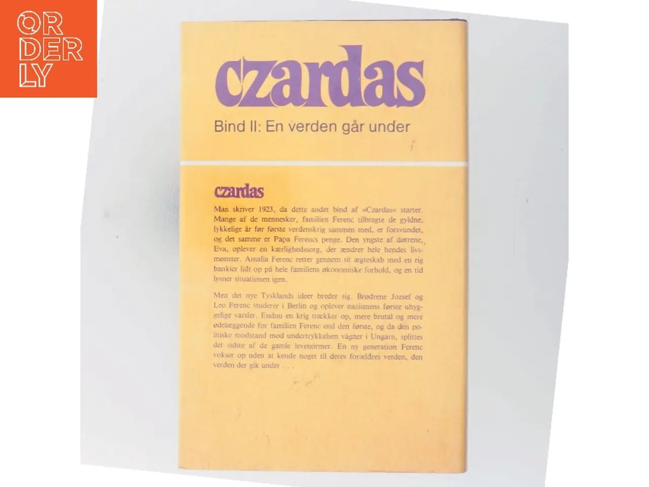 Billede 3 - Czardas. Bind II: En verden går under af Diane Pearson (Bog)