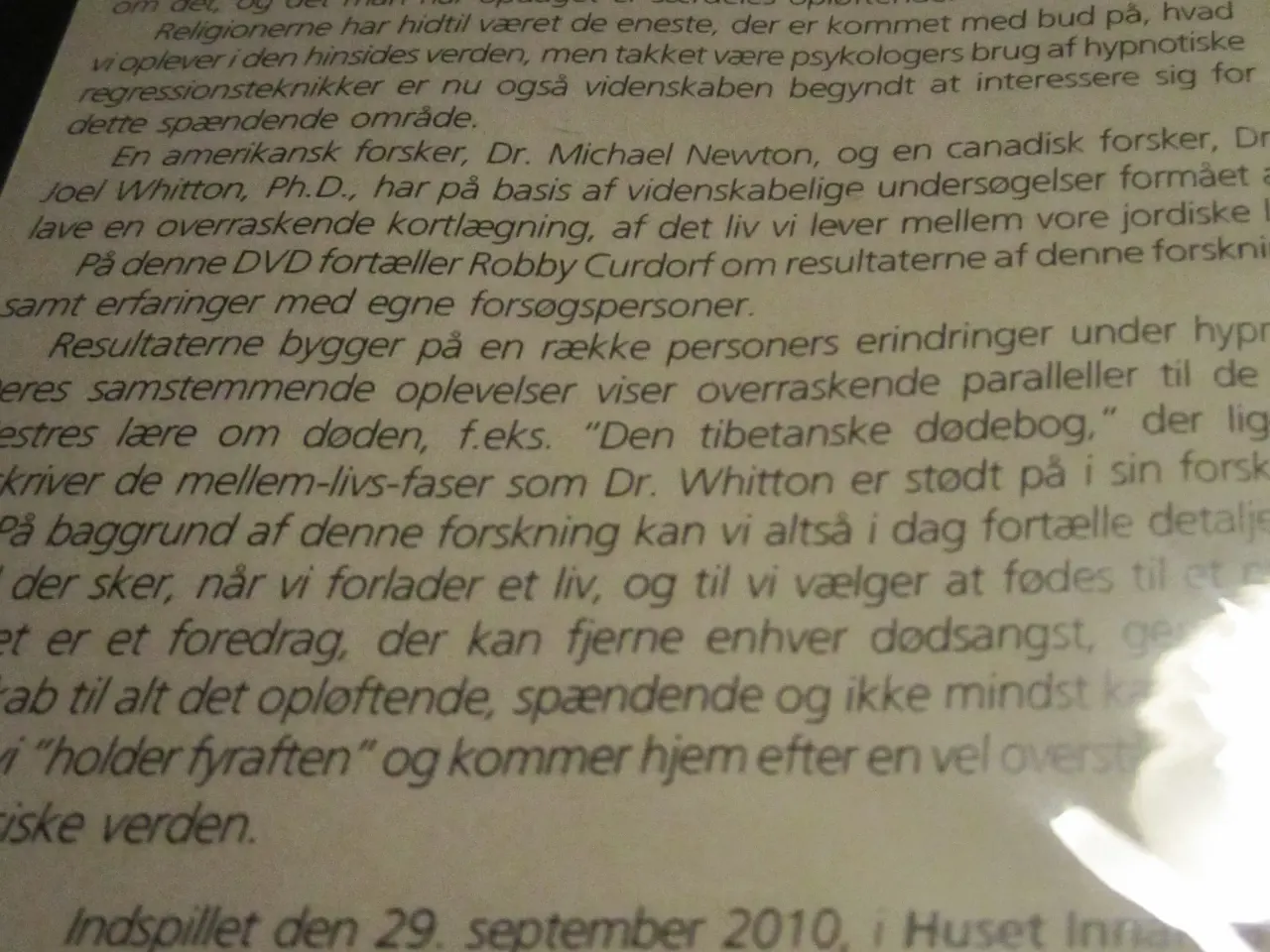 Billede 2 - BYD. Hvad der sker mellem DØD OG GENFØDSEL. 