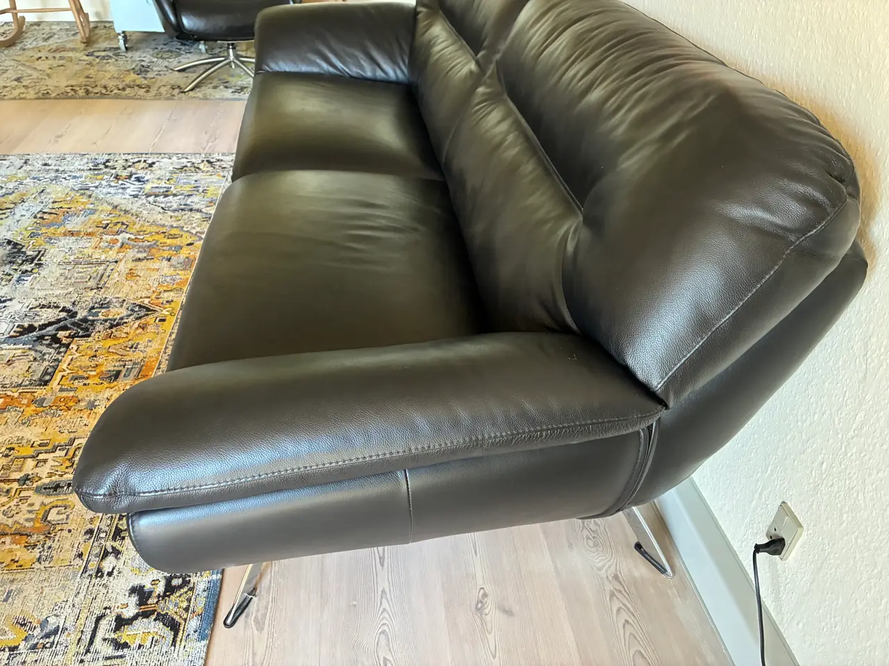 Billede 3 - Læder sofa-Hjort Knudsen