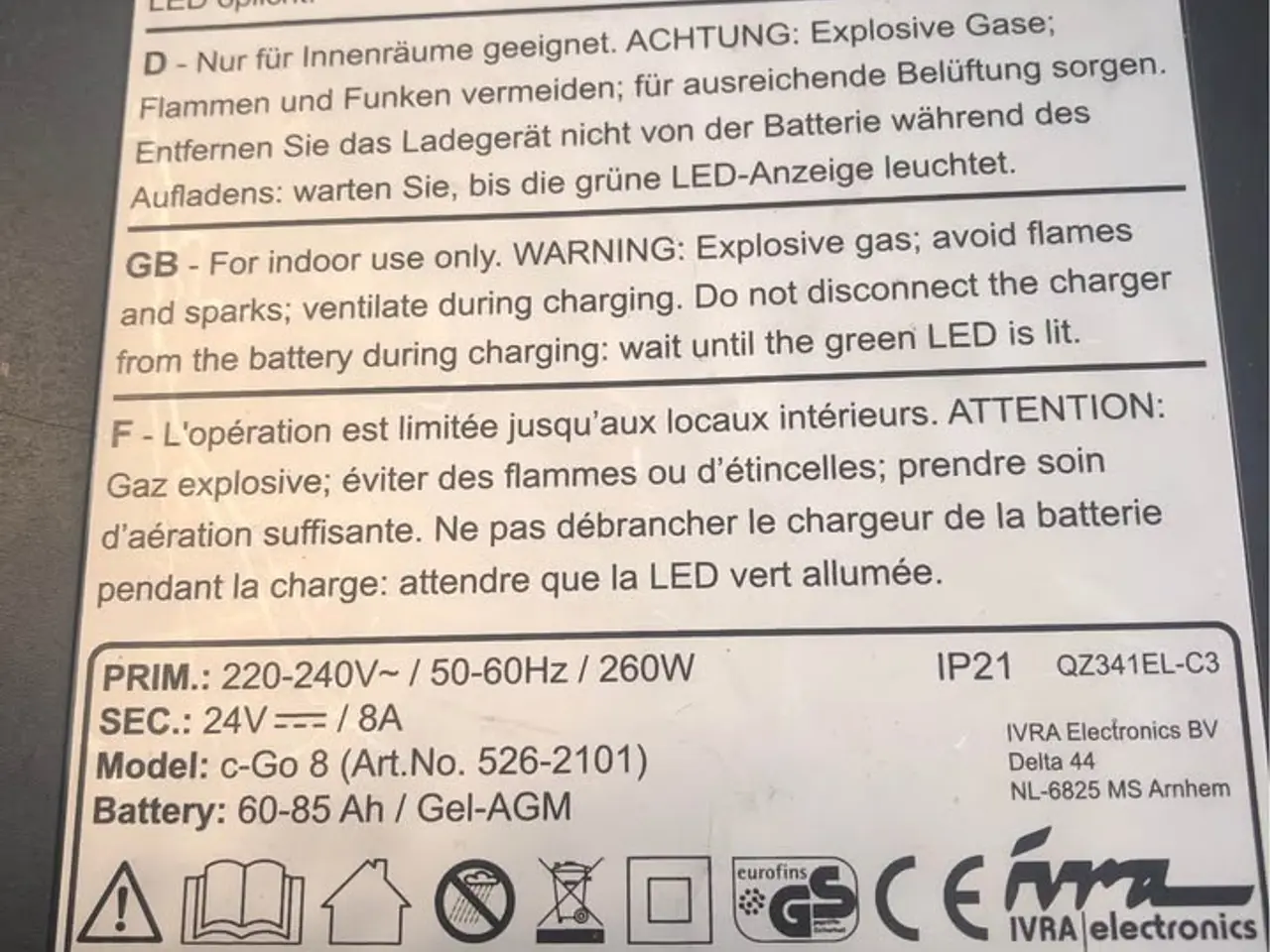 Billede 2 - Oplader til El scooter