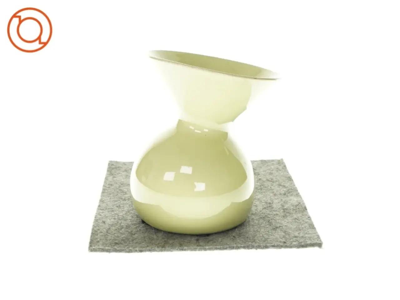 Billede 1 - Skæv vase (str. HØ: 13x10 cm )
