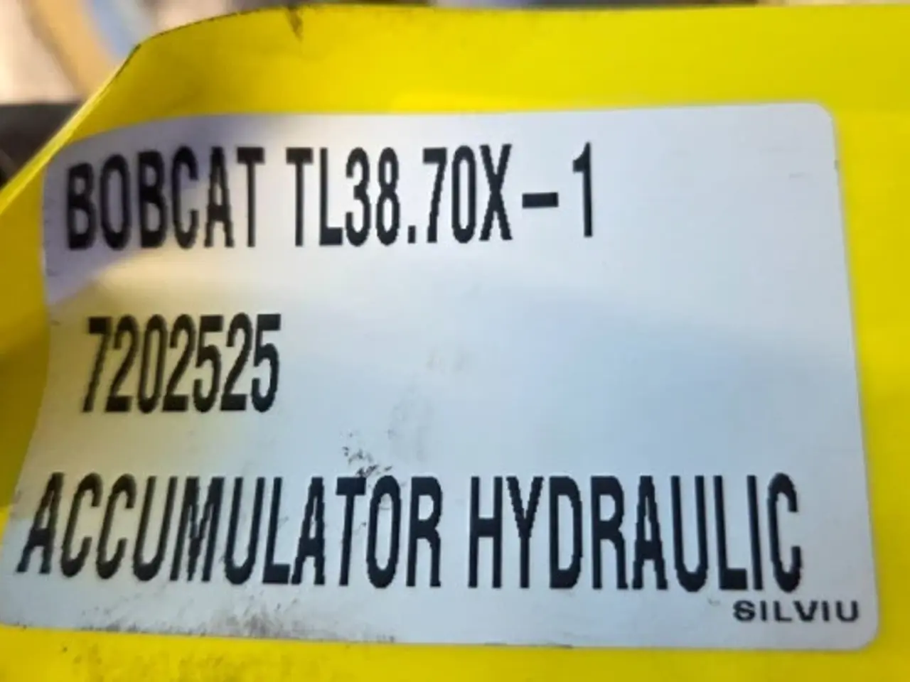 Billede 6 - Bobcat TL38.70X Hydraulisk Akkumulator 7202525