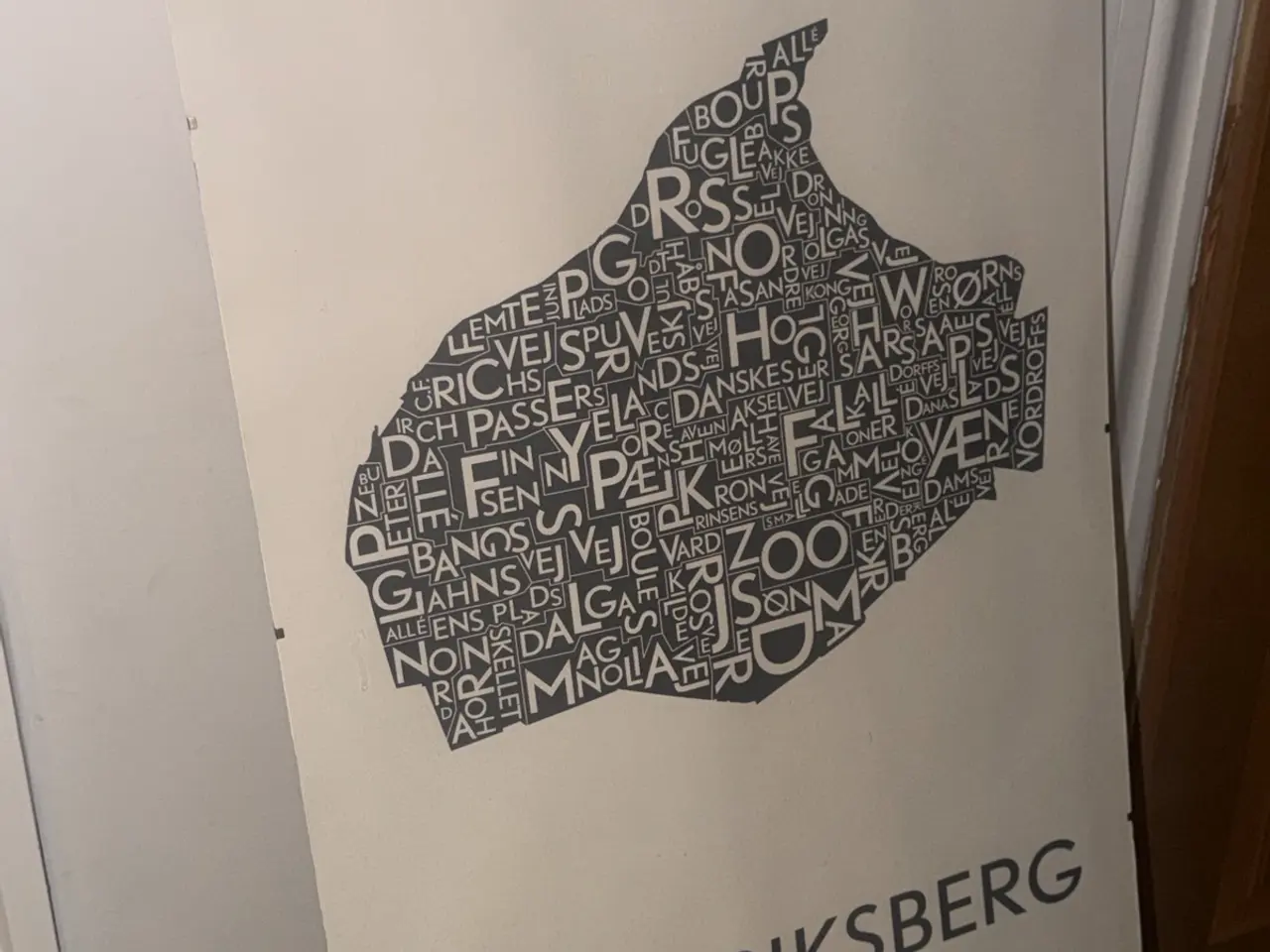 Billede 1 - ‘Frederiksberg’ plakat 40x70 cm