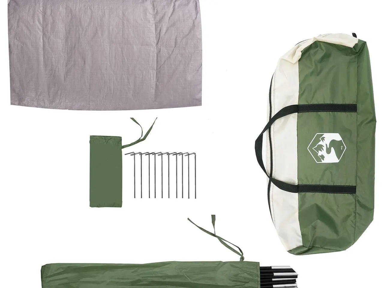 Billede 10 - Cykelopbevaringstelt med tag - grøn, 268 × 240 × 191 cm, polyester