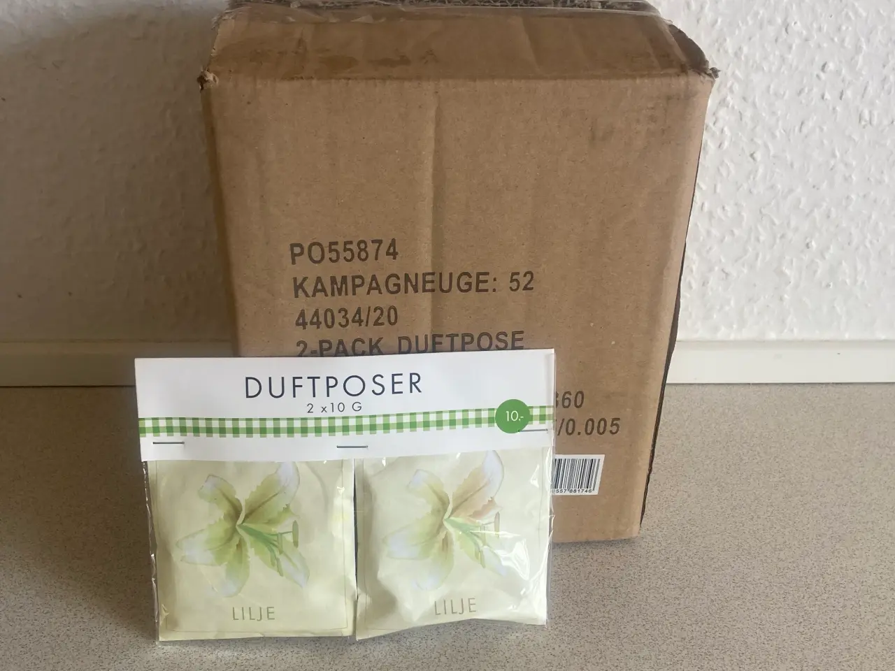 Billede 1 - 1 kasse m/20 pk dufteposer(lilje)
