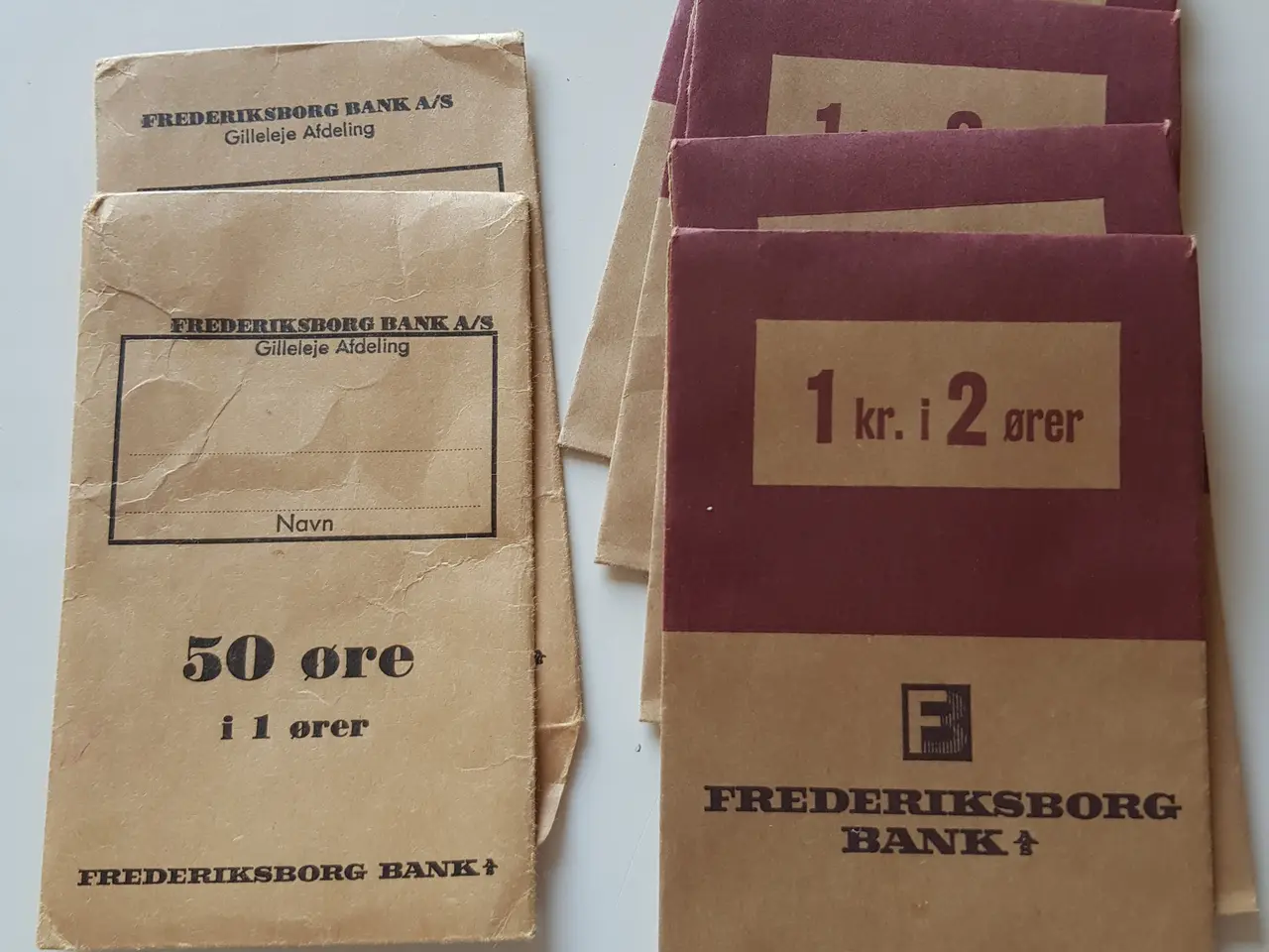 Billede 2 - Danske mønter & Møntposer fra Frederiksborg Bank A