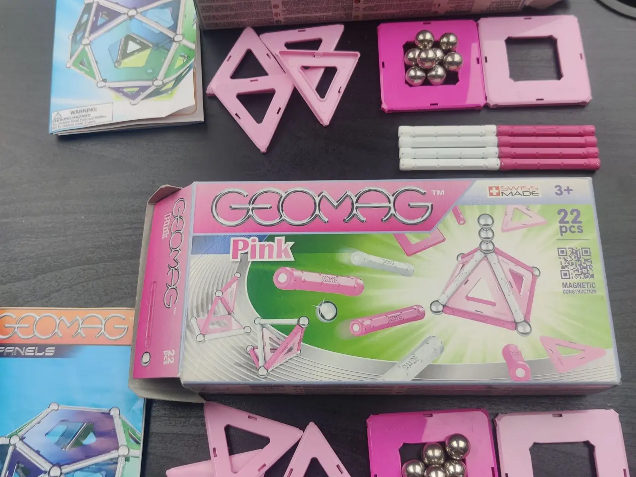 Billede 2 - Geomag - Pinkx2 & Glitter, 112 pcs