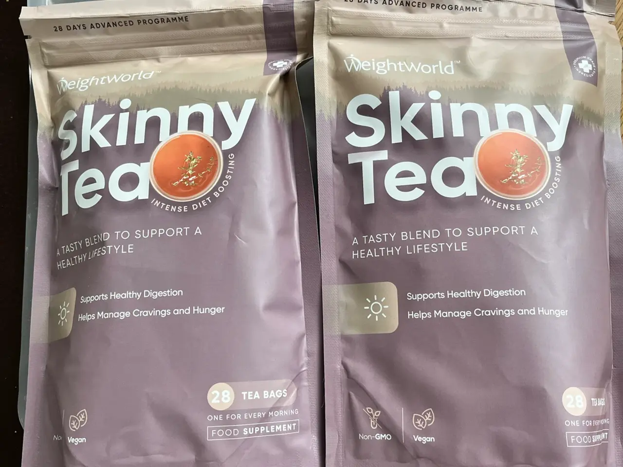 Billede 1 - Weightworld Skinny tea 2 poser