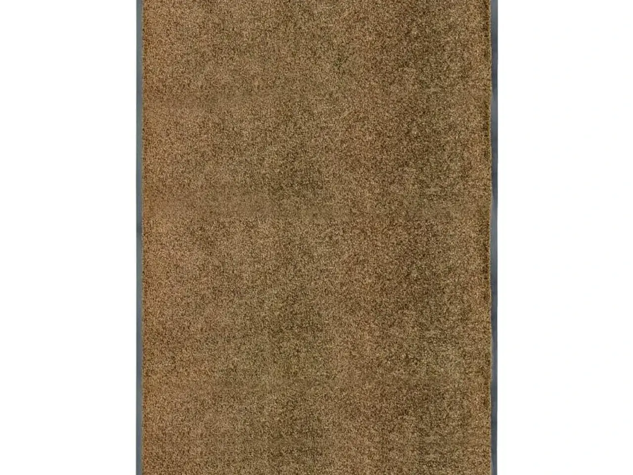 Billede 1 - Vaskbar dørmåtte 90×150 cm - brun indendørs/udendørs