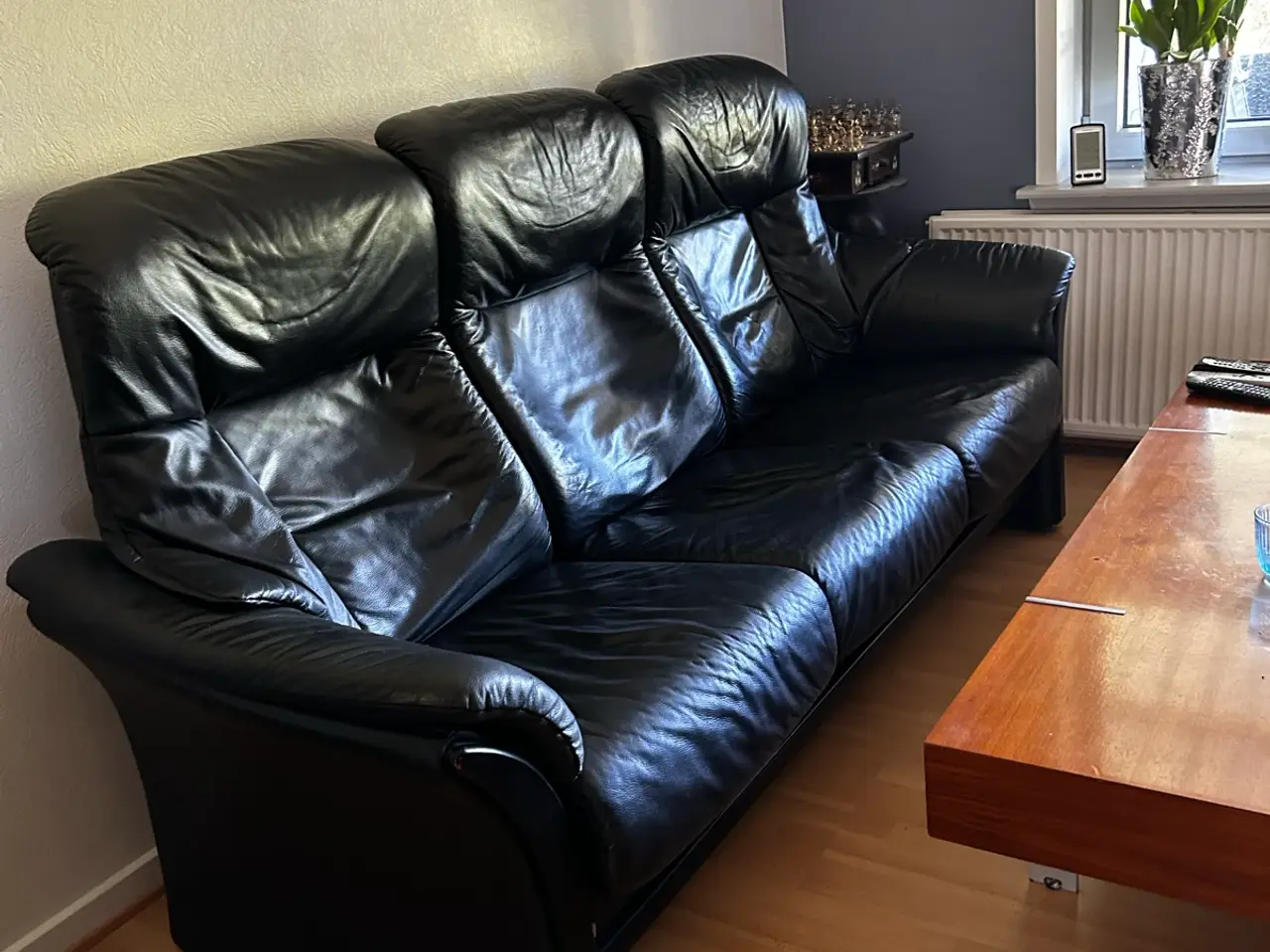 Billede 1 - Biograf lædersofa