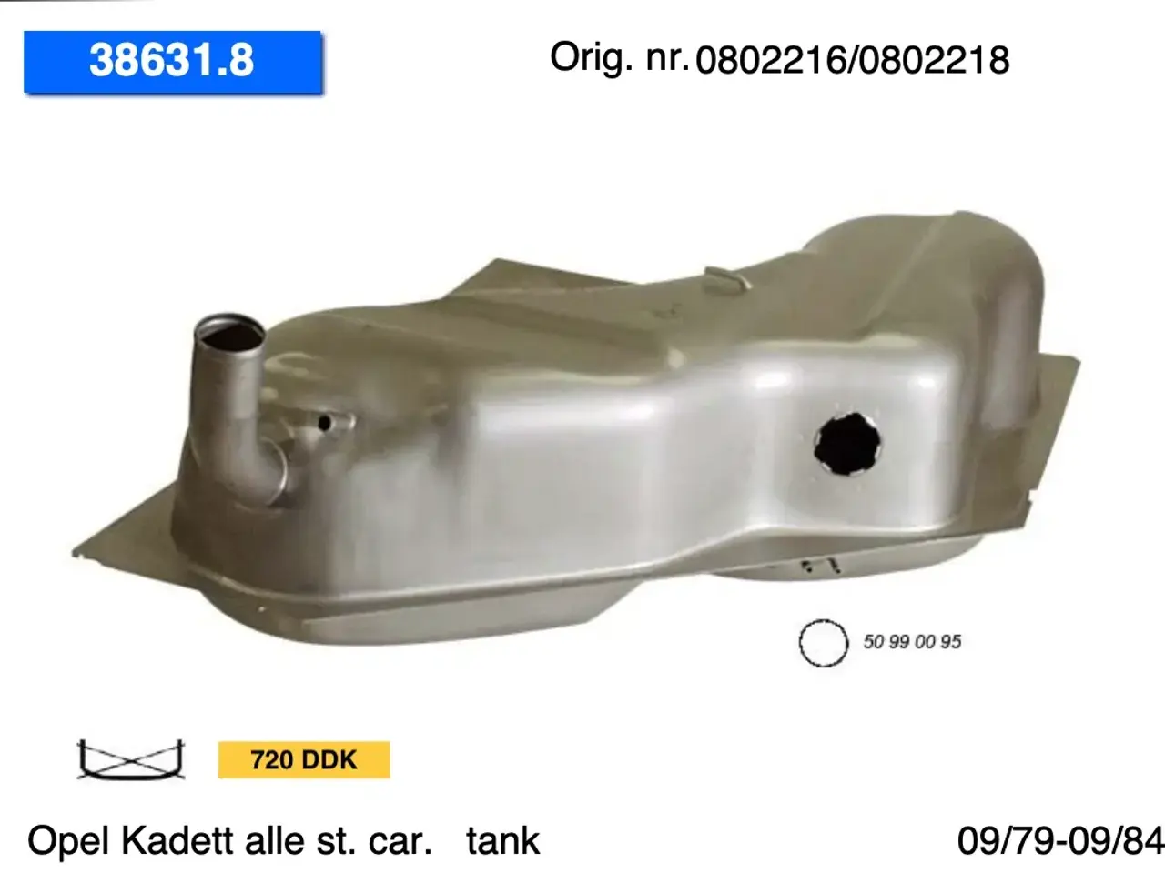 Billede 1 - Opel Kadett st. car tanke