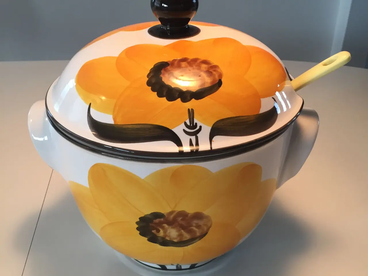 Billede 1 - Fajance punch bowle