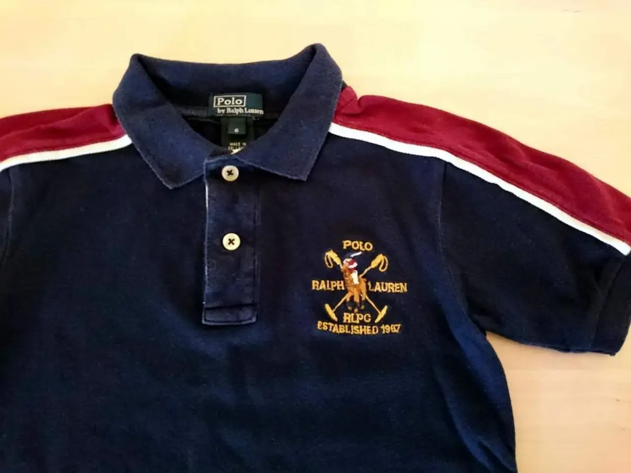 Billede 2 - Ralph Lauren polo t-shirt Str. 116.