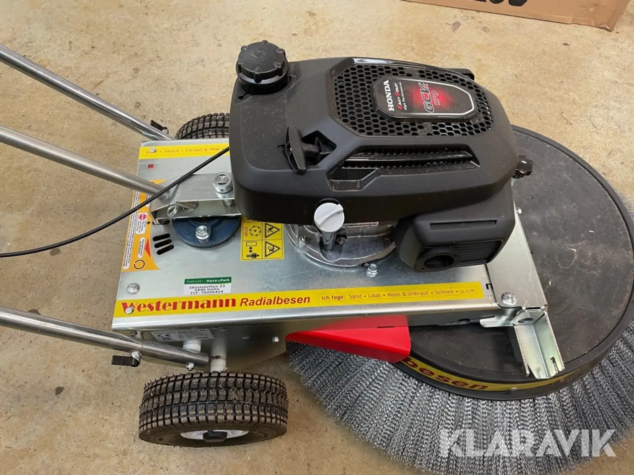 Billede 8 - Fejemaskine Westermann Honda GCVx170
