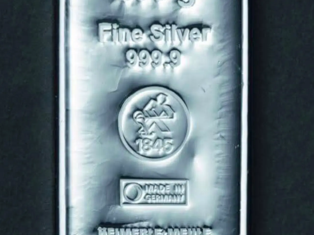 Billede 1 - Sølvbarre 500g heimerle + meule 