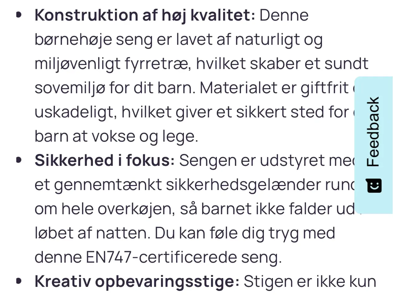Billede 9 - Højseng med plads under