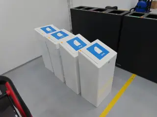 4 stk. Skraldespande