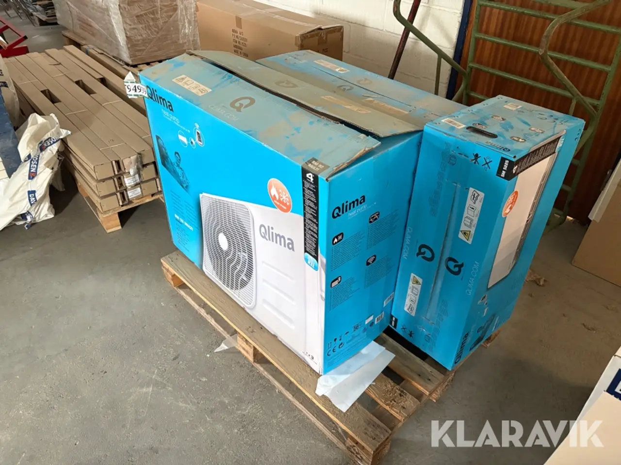 Billede 1 - Varmepumpe Qlima SM 52 Multi SM5225 SM5232 1 udedel 3 indedele
