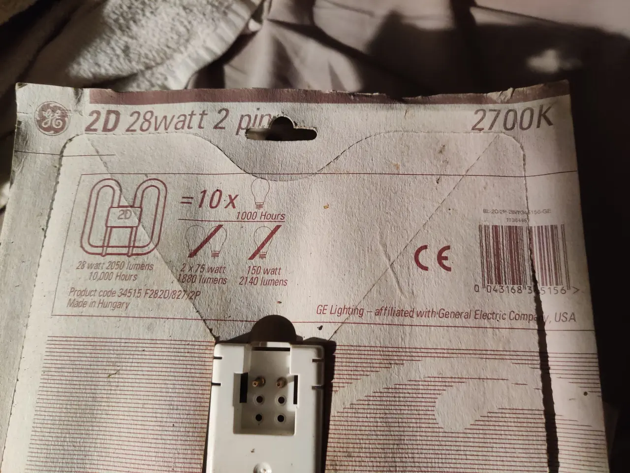 Billede 3 - 2D 28W 2 PIN LAMP