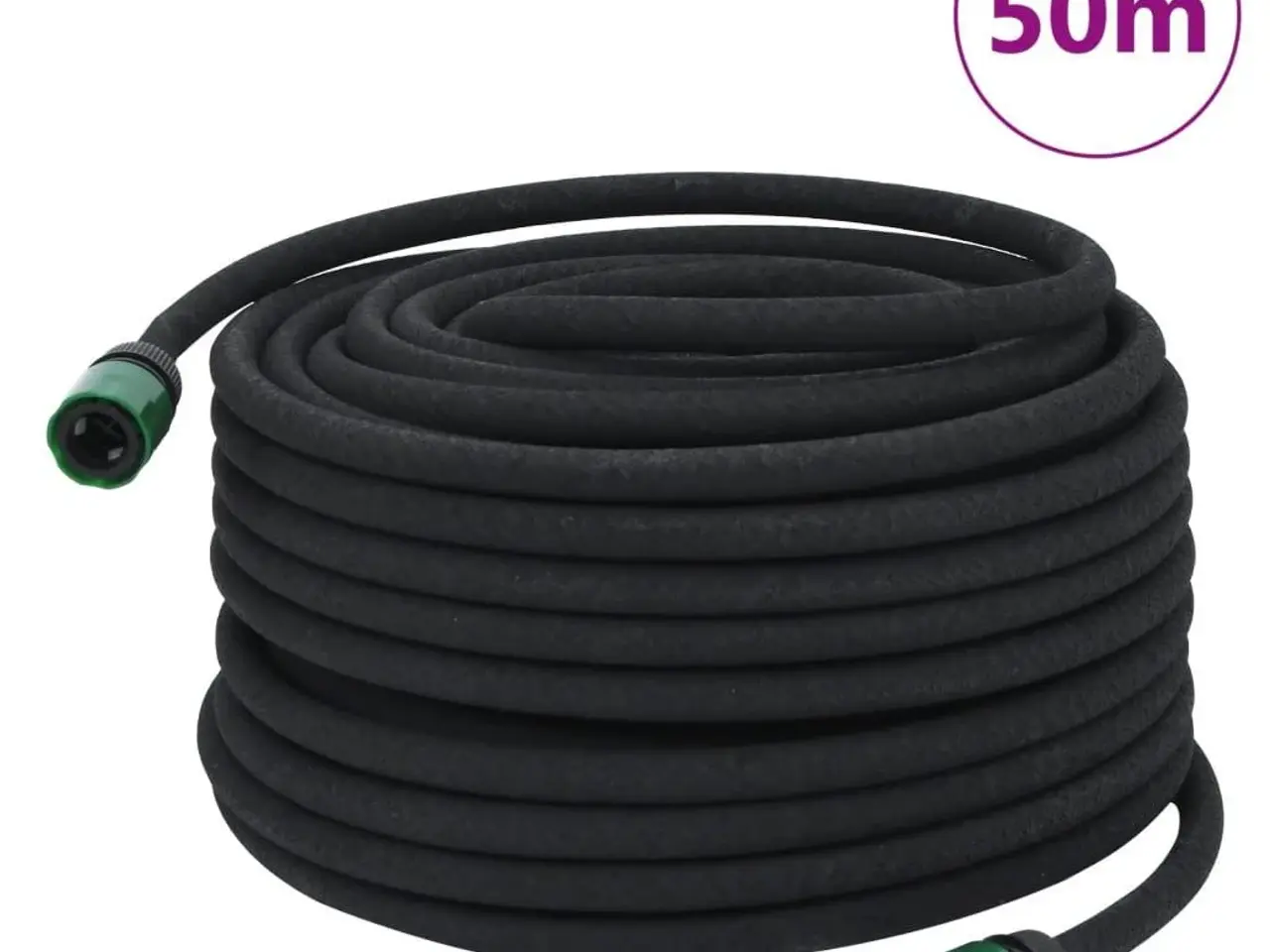 Billede 1 - Siveslange 50 m - 0,6" gummi, sort