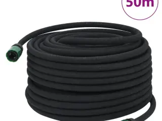 Siveslange 0,6" 50 m gummi sort