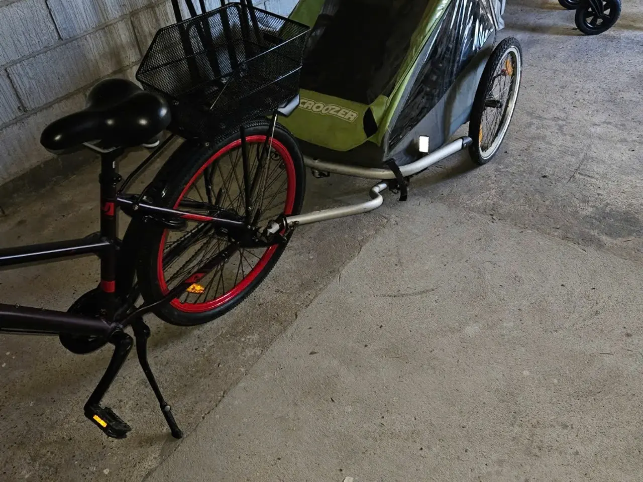 Billede 4 - Croozer cykelanhænger til 2 børn – med gåvognsfunktion